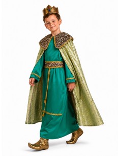 Costume del Re Gaspare di lusso | Costumi per bambini Il Re del Carnevale 2